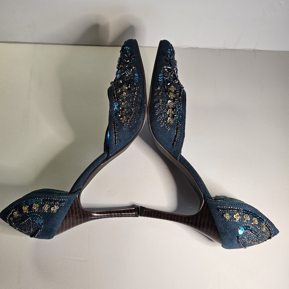 Anne Michelle Bling Heels Shoes NEW sz 7 - Picture 4 of 9